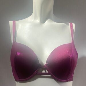 Savage X Fenty Shimmery Magenta Push-Up Bra